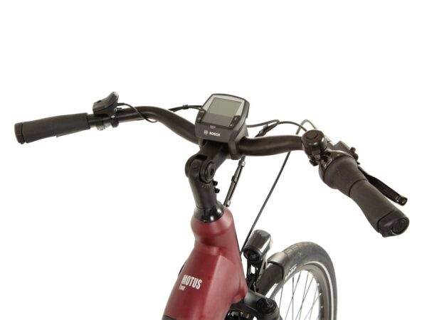 Raleigh Motus Tour Lowstep Hub Electric Hybrid Bike – Red - Image 3