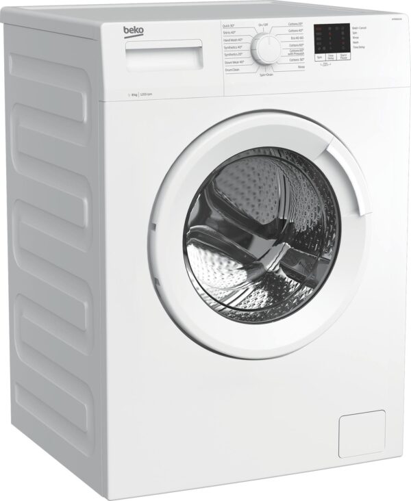 Beko WTK82011W 8 kg 1200 Spin Washing Machine - White - Image 3