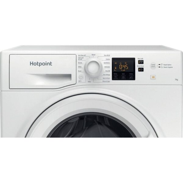 Hotpoint NSWR 743U WK UK N 7 kg 1400 Spin Washing Machine - White - Image 5