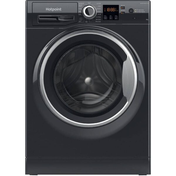 Hotpoint 8kg 1400 Spin Washing Machine - Black - REFURB-C - Image 2