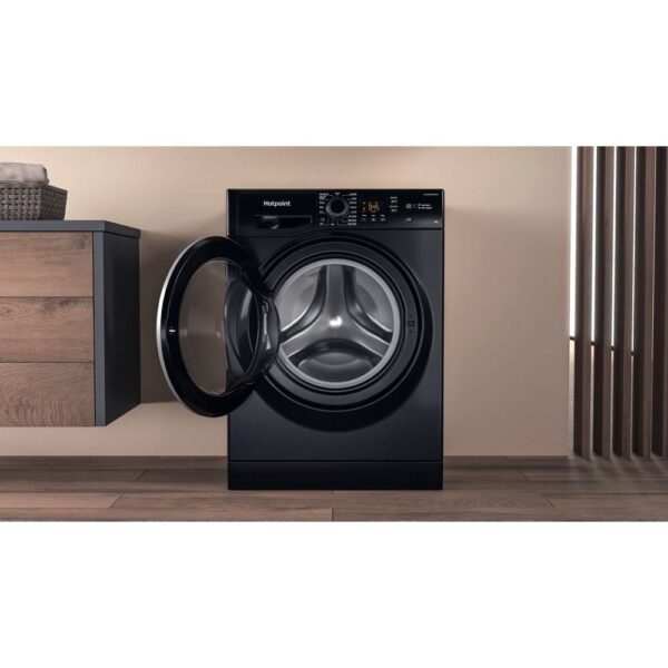 Hotpoint 8kg 1400 Spin Washing Machine - Black - REFURB-C - Image 3