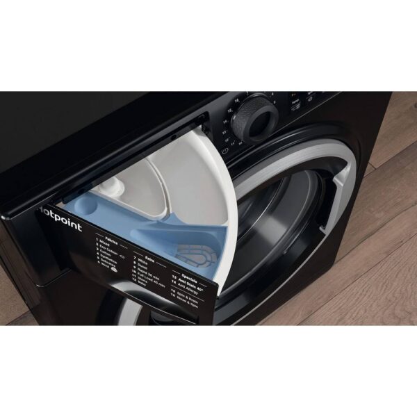 Hotpoint 8kg 1400 Spin Washing Machine - Black - REFURB-C - Image 6
