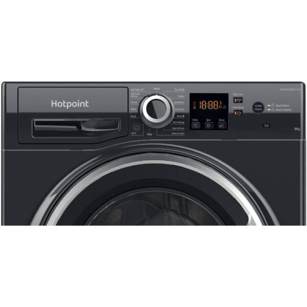 Hotpoint 8kg 1400 Spin Washing Machine - Black - REFURB-C - Image 5