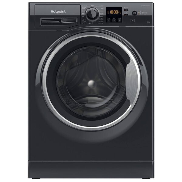 Hotpoint NSWM1045CBSUKN 10kg 1400 Black Washing Machine