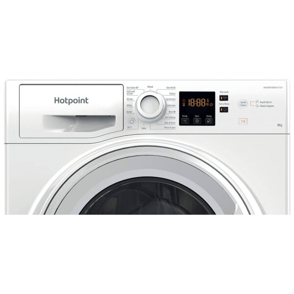 Hotpoint NSWM864CWUKN White 8kg Washing Machine - Image 6
