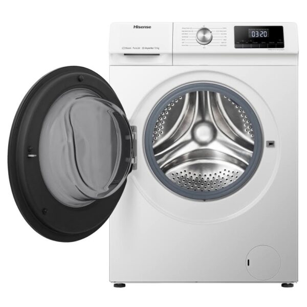 Hisense WFQA1214EVJM 12 kg 1400 RPM Washing Machine - White - Image 3