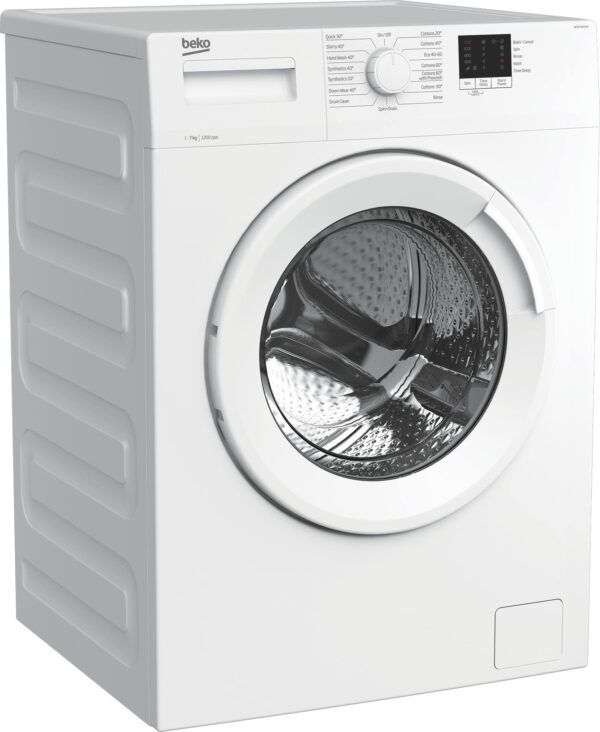 Beko WTK72011W 7 kg 1200 Spin Washing Machine - White - Image 3
