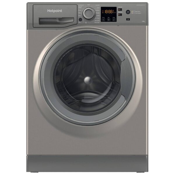 Hotpoint NSWM1045CGGUKN 10kg Washing Machine - Graphite