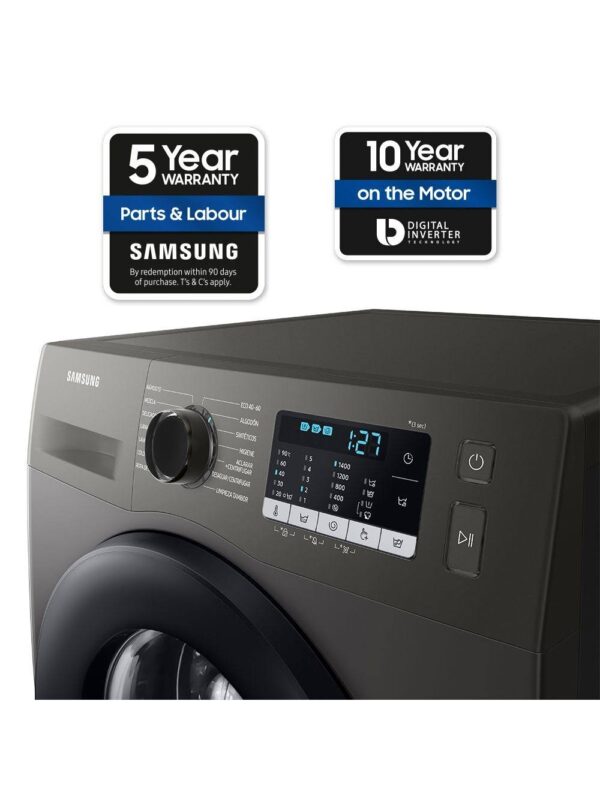 Samsung WW90TA046AX Graphite 9kg Washing Machine - Image 9