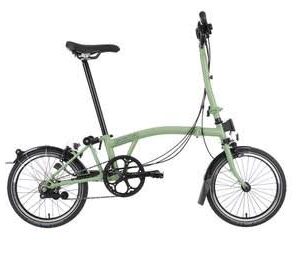Brompton C Line Explore Bike in Racing Green, Steel