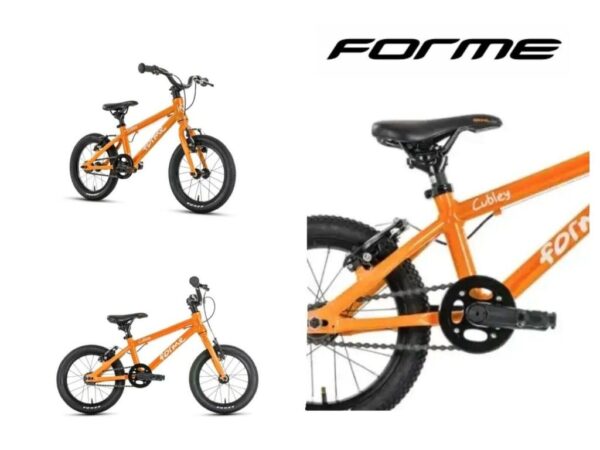 Forme Cubley Junior Kids Bike 14″ Alloy Single Speed V-Brakes Orange New - Image 3