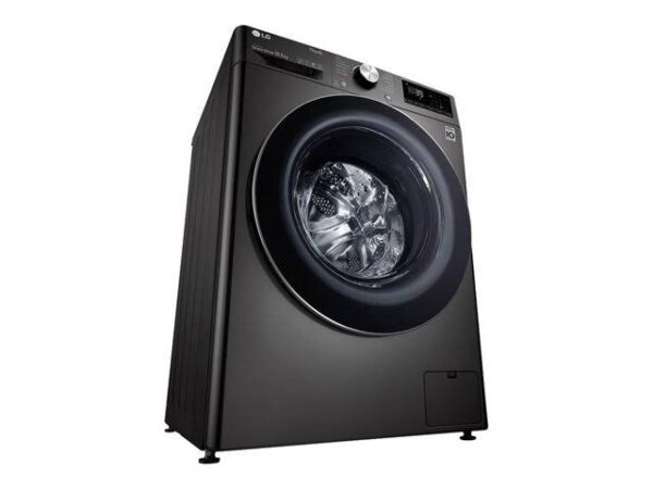 LG F6V1010BTSE 10.5kg Washing Machine - Black Steel - Image 2