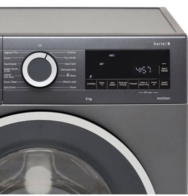 Bosch WGG2449RGB 9kg Graphite Washing Machine - Image 3