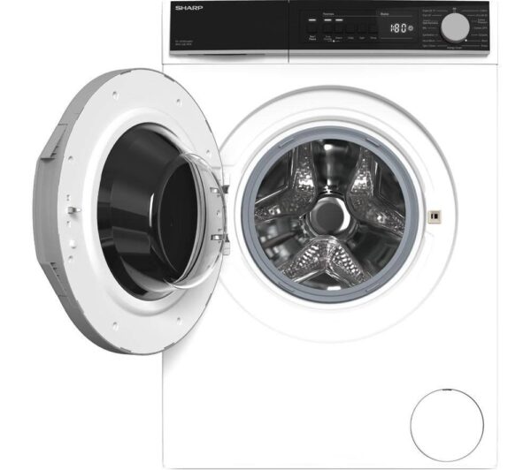 Sharp ES-NFB814AWB 8 kg 1400 Spin Washing Machine - White - Image 3