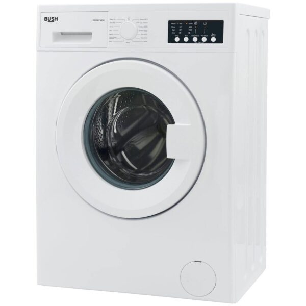 Bush WMSAE712EW Free Standing 7kg 1200 Spin Washing Machine - White - Image 2