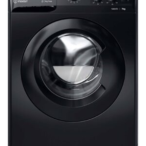 Indesit MTWC71252K Eco 7kg 1200 Spin Washing Machine - Black
